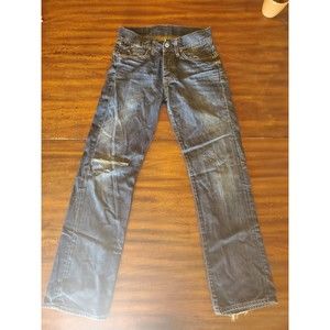 VINTAGE Mens G STAR RAW Relaxed Fit Boot Cut Button Fly Denim JEANS 32 x 34 Y2K